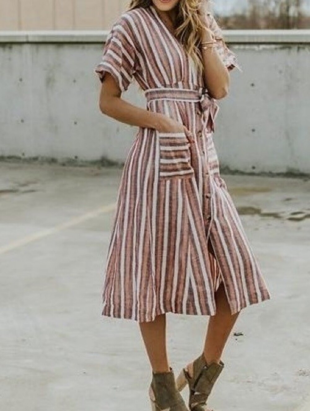 Free People Linen Summer Dress
